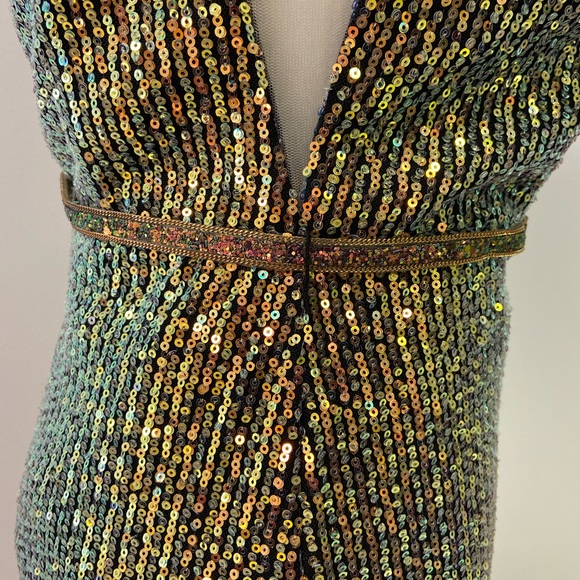 GLOW Dress Gunmetal Size 6 New With Tags - Picture 5 of 10